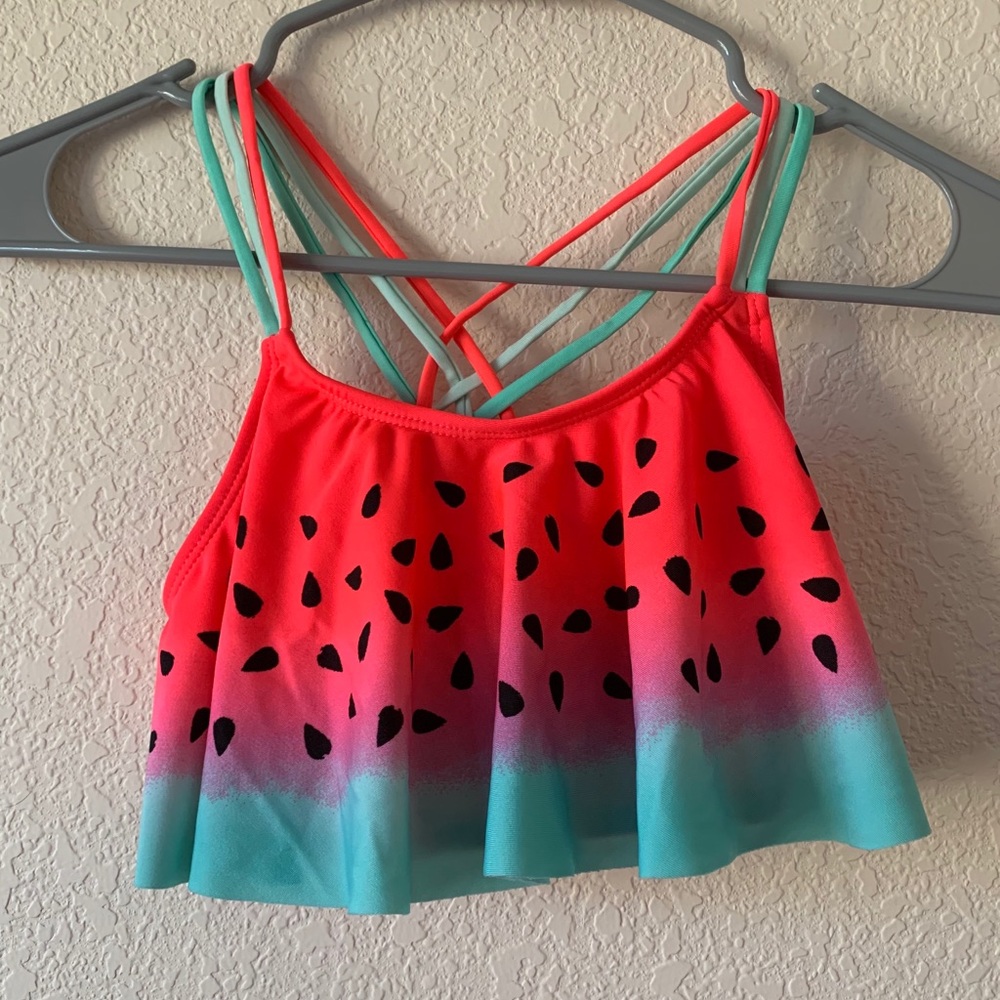 Kids watermelon swimsuit top